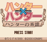 Hunter x Hunter - Hunter no Keifu (Japan)